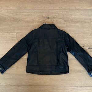 Kids 3T Black Faux Leather Jacket